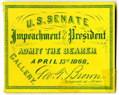 Impeachment of the President - Ticket
