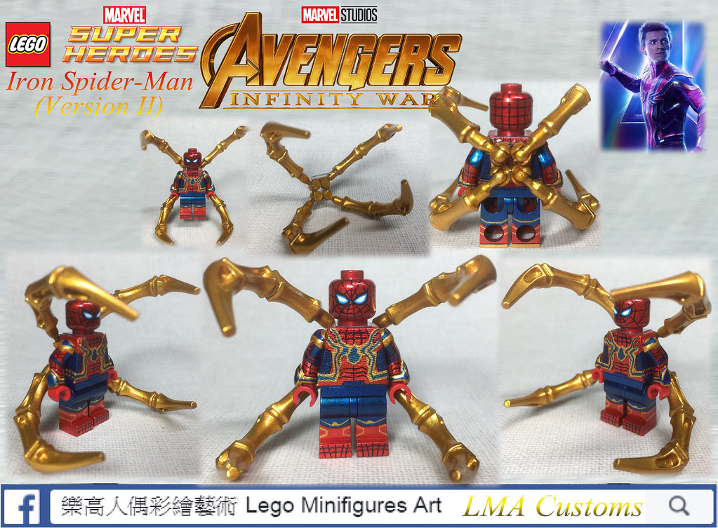 lego iron spider custom