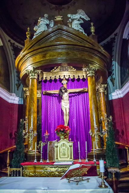Capilla Cristo Crucificado interior Iglesia San Francisco de Asís y exconvento Tarazona Zaragoza 03