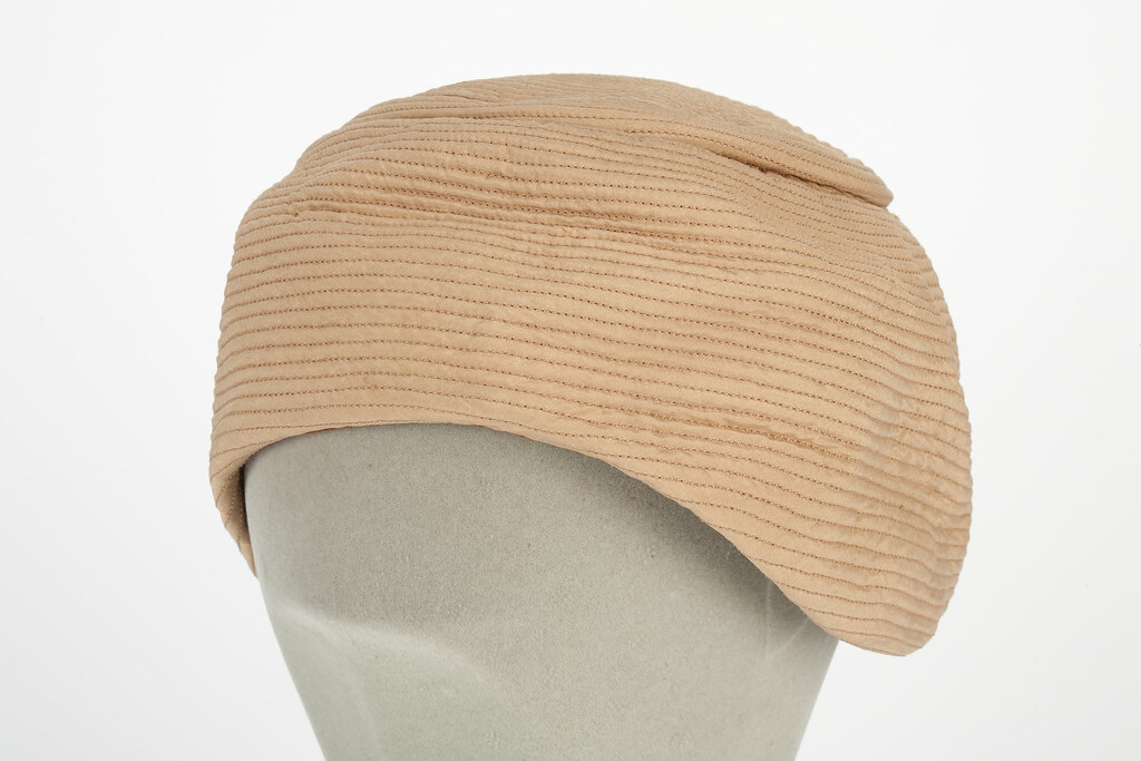 F2041 | Hat. Women’s. 1960s (?) Small, brimless. Light brown… | Flickr