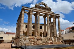 Ruins of the Roman Temple of Diana in Emerita Augusta