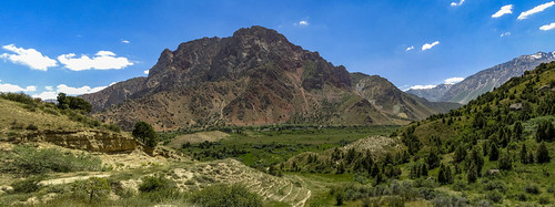 Silk Road 483 - Hiking near Sarytag - Panorama by benbeiske, tajikistan panorama