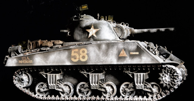 M4A3 Sherman with 105mm howitzer.