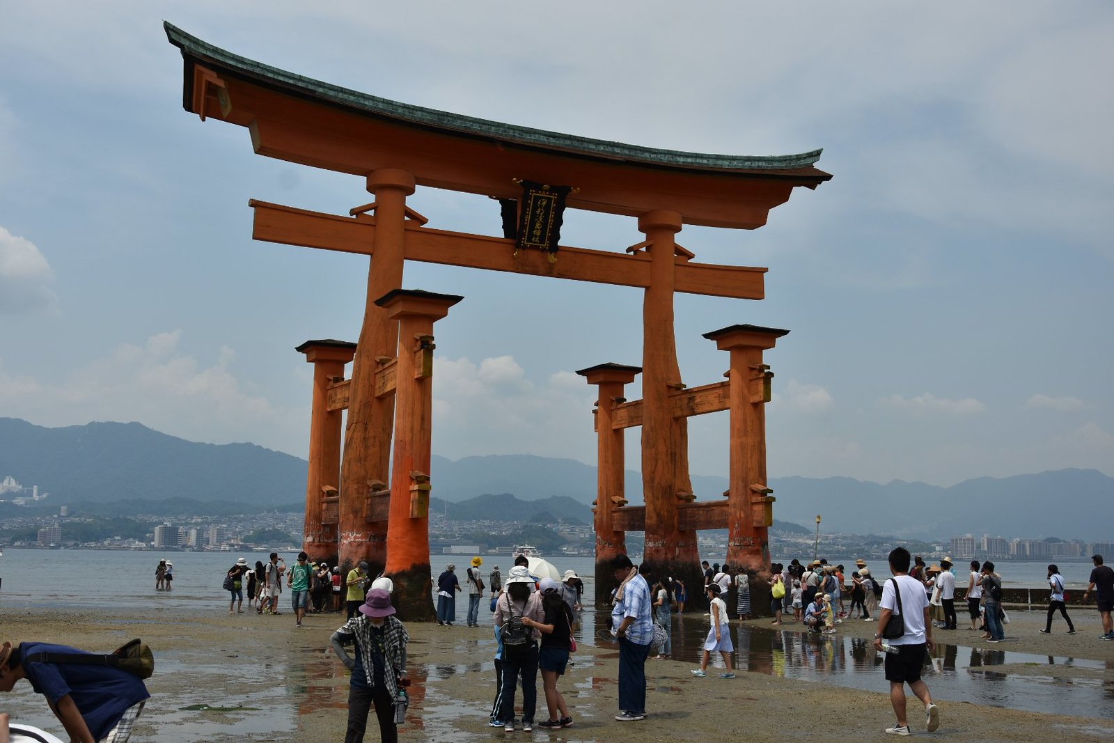 Miyajima - le torii à marée basse