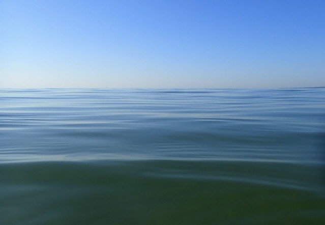 Southsea Beach - calm waters and waves