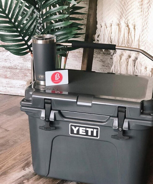 Who wants a yeti cooler, yeti travel cup, and a $50 LB gift card