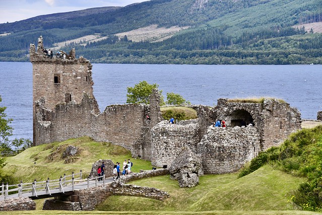 13th Century Urquhart Castle Ruins - Inverness Scotland - 27/7/2018