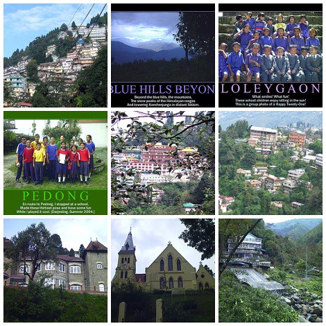 Mosaic of Darjeeling Photos