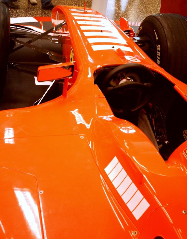 Ferrari F1 cockpit