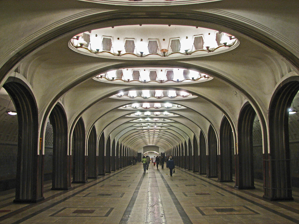 Metro Station in Moscow by Skept