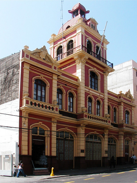 Cuartel de Cuerpo de Bomberos de Antofagasta, Chile.