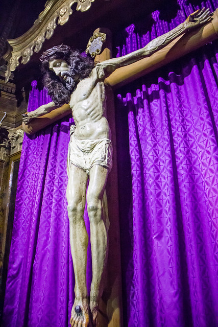 Capilla Cristo Crucificado interior Iglesia San Francisco de Asís y exconvento Tarazona Zaragoza 02