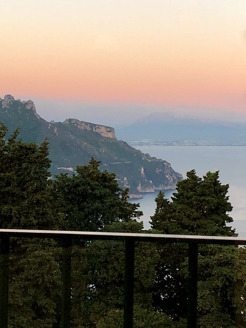 Gulf of Salerno at Sunset from the Villa Cimbrone
