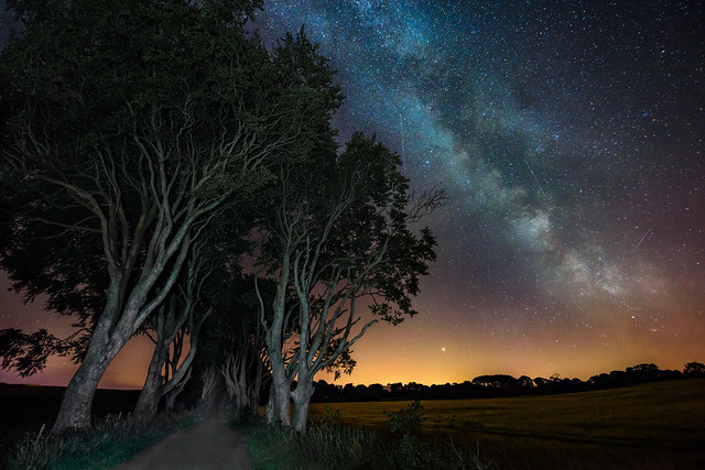 “Milky Way & Perseid Meteor Shower 2018” – The Dark Hedges
