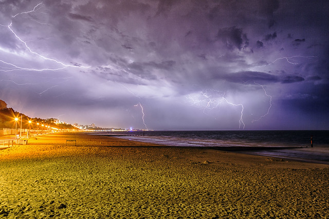 Lightning Storm Over Bournemouth 21st April 2018