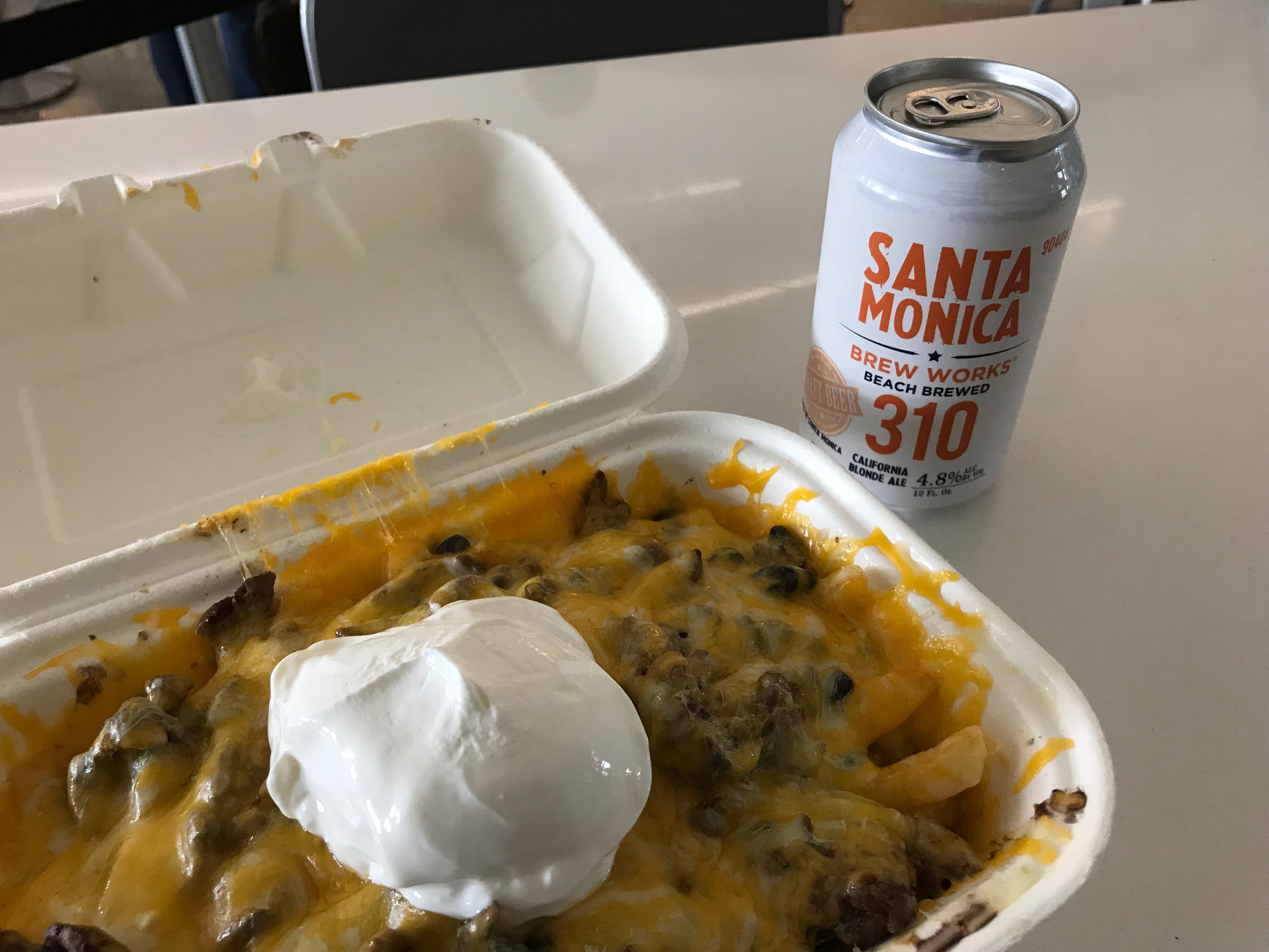 Beer and Cheese Fries at LAX