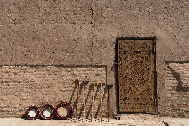 Wooden Door Khiva 1A