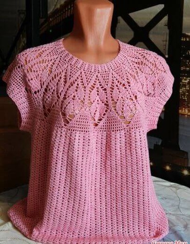 Very elegant crochet blouse I'm in love with this beautiful model ❣