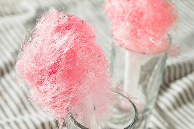 Sugary Pink Homemade Cotton Candy Floss