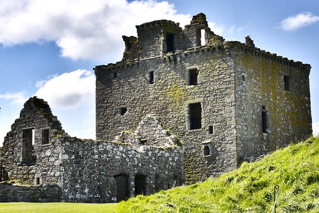 Dunnattor Castle Ruins 15th Century Scottish Highlands 2018