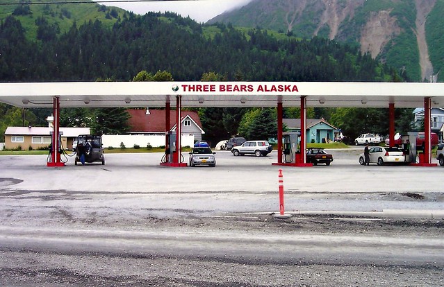 Three Bears Alaska Gas Station - Seward, Alaska