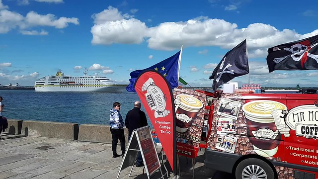 The Hamburg Cruise Ship leaving Dublin Port 6th May 2018