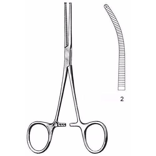 Kocher Artery Forceps 13.0 cm , Curved, Delicate Pattern | by jfu.industries