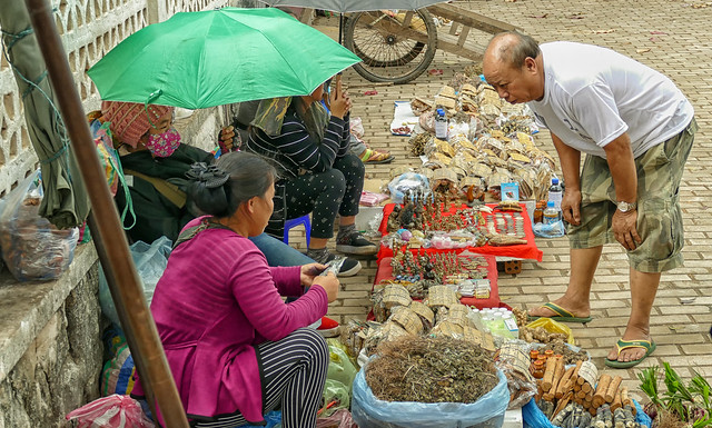 Market in Vientiane, Laos