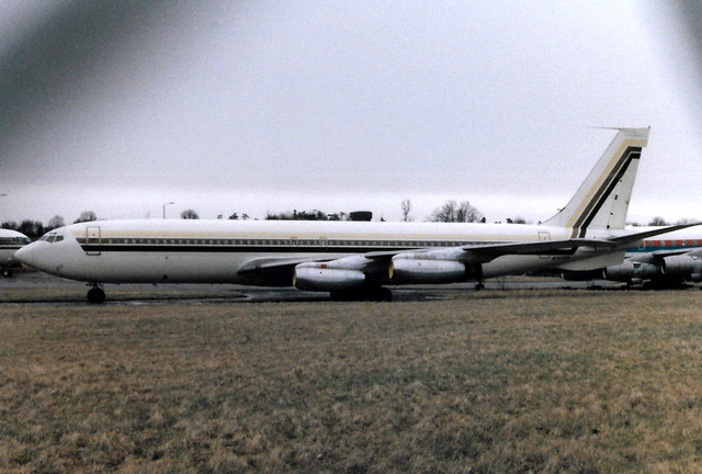 N707HD Boeing 707-321 cn 18084 ln 212 Age of Enlightenment Aviation Stansted 30mar86
