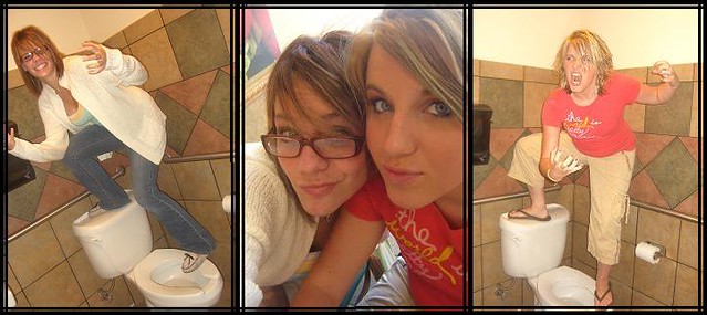 Teh BFF | We rool the bathrooms at subway!!!@! | Jessie Carrick | Flickr