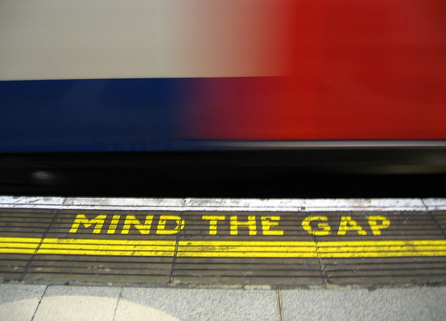 Mind The Gap, Waterloo, Bakerloo Line