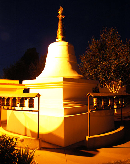 Bell shaped Stupa at Sakya Monastery in Seattle