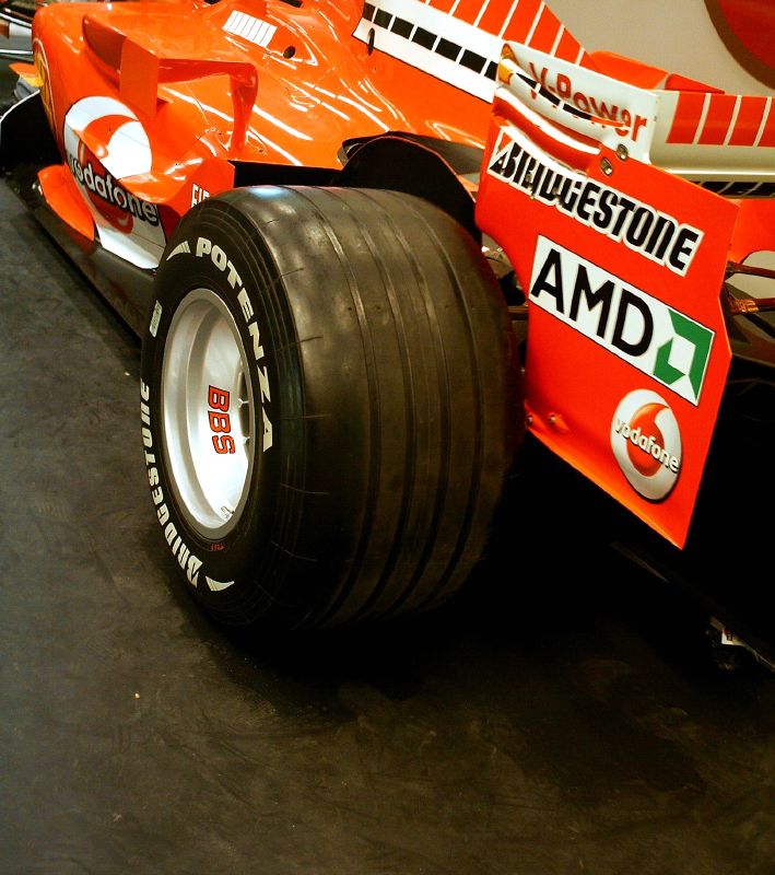 Ferrari F1 rear end