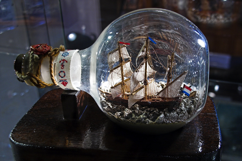 A Ship In A Bottle | Flessenscheepjes (Ships In Bottles) Mus… | Flickr