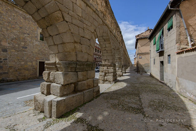Aqueduct End - Segovia, Spain
