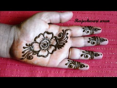 Simple Arabic Henna Mehndi Designs For Hands For Beginners Flickr