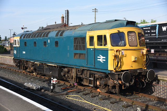 33108 BL @ Kidderminster on the SEVERN VALLEY DIESEL GALA , Friday 18th May 2018