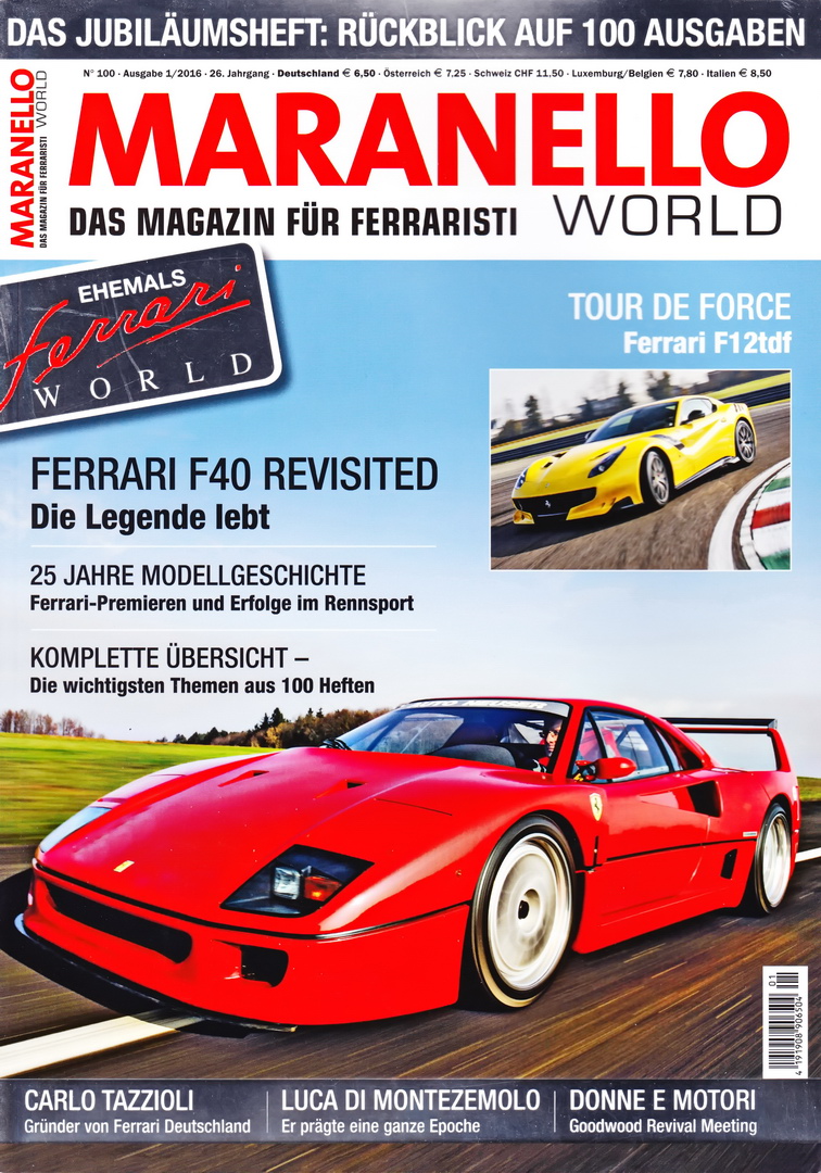 Image of Maranello World - 2016-01 - cover
