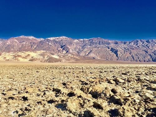 The Black Mountains from Devils Golf Course, Death Valley National Park, California