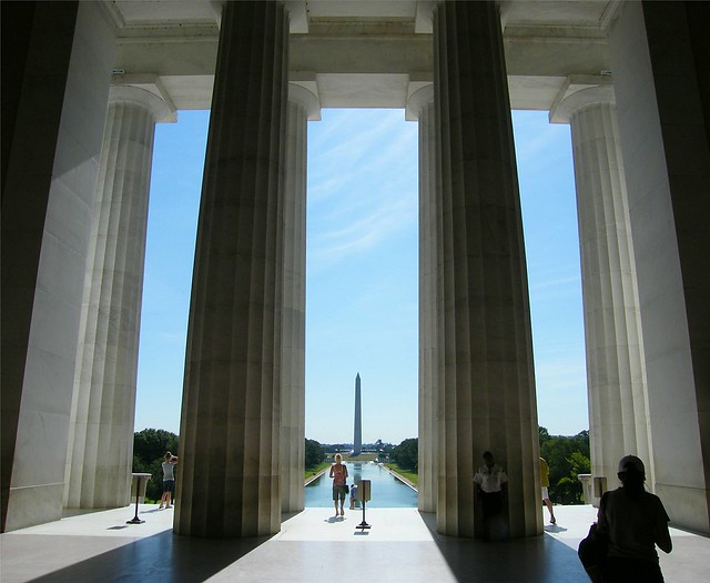 Washington Memorial from Lincoln Memorial