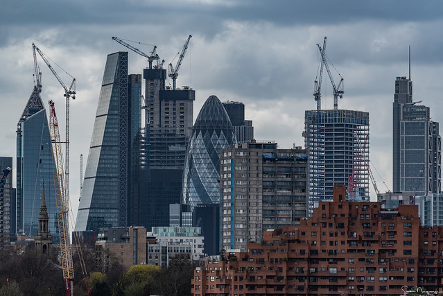City Of London Skyline And Growing, London
