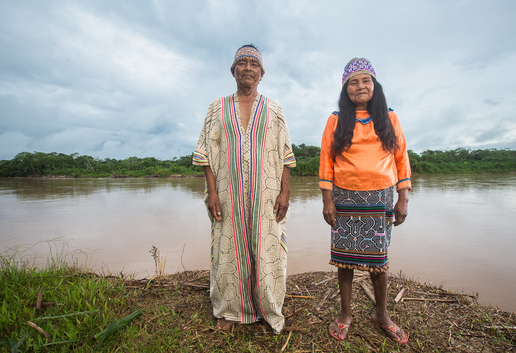 Shamans Justina and César have been living in the community for 32 years.