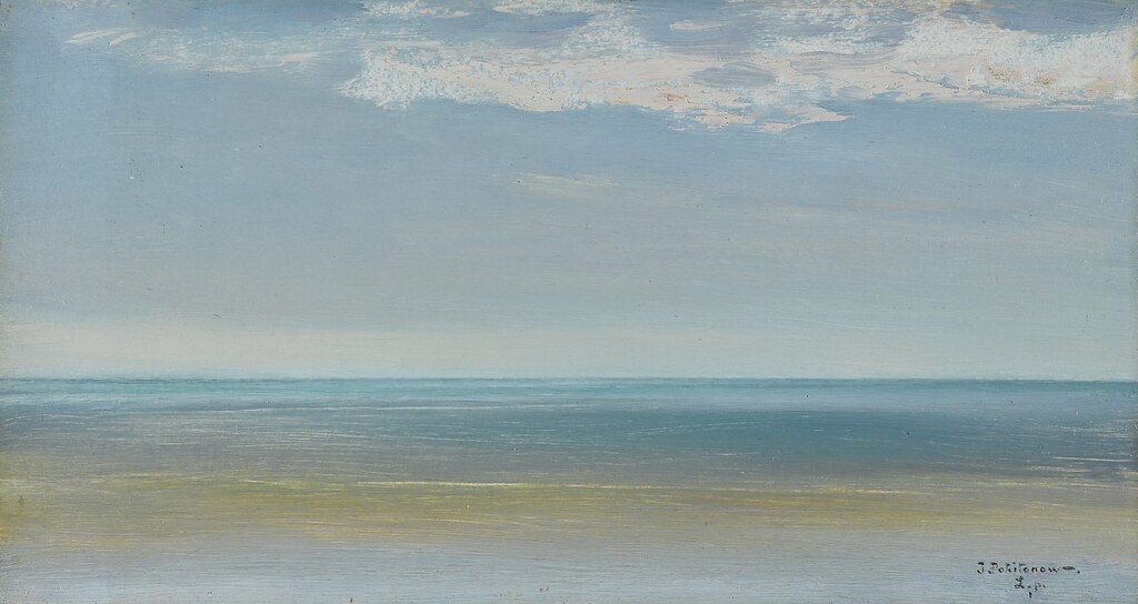 Иван Похитонов «Морской пейзаж де Панне», 1911 г.