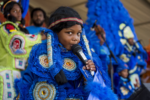 Creole Wild West perform at Jazz Fest day 2 on April 28, 2018. Photo by Ryan Hodgson-Rigsbee