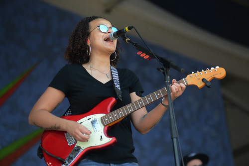 Mia Borders on Day 7 of Jazz Fest - May 6, 2018. Photo by Leon Morris.