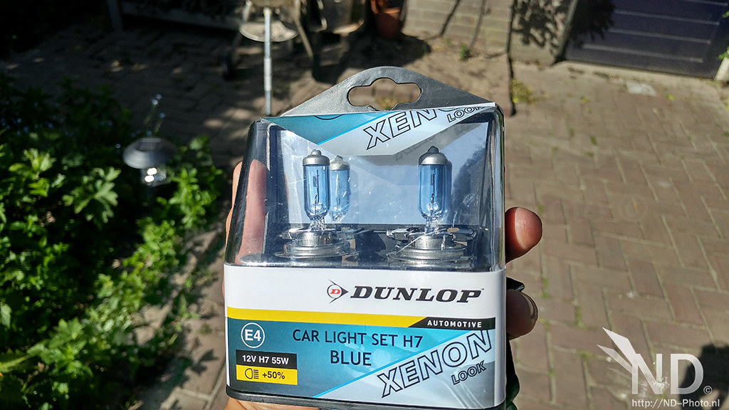 Dunlop H7 Xenon Look Halogen bulbs, Bought me some H7 Xenon…