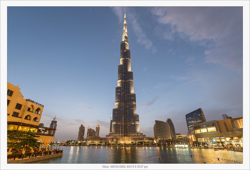 Burj Khalifa at Sunset