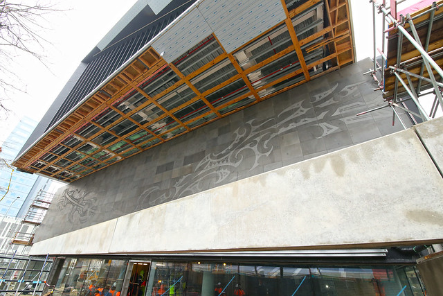 Tūranga (new central library) construction