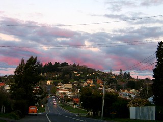 sunset on wombat hill