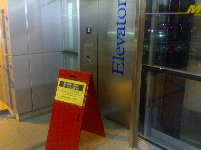 Elevator Out of Service